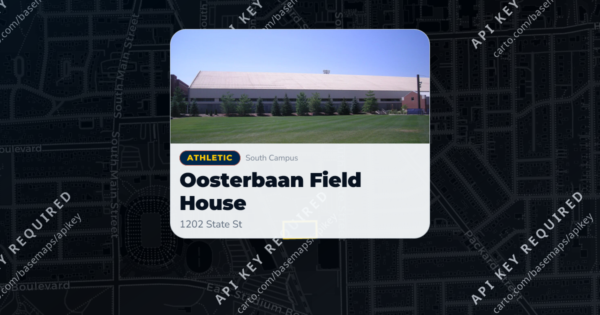 Oosterbaan Field House | MGuide UMich