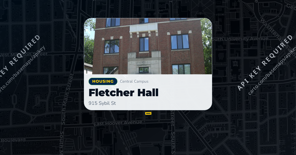 Fletcher Hall | MGuide UMich