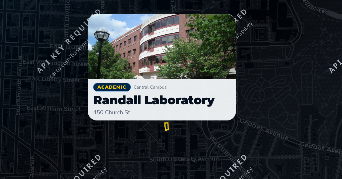 Randall Laboratory (RAND) | MGuide UMich