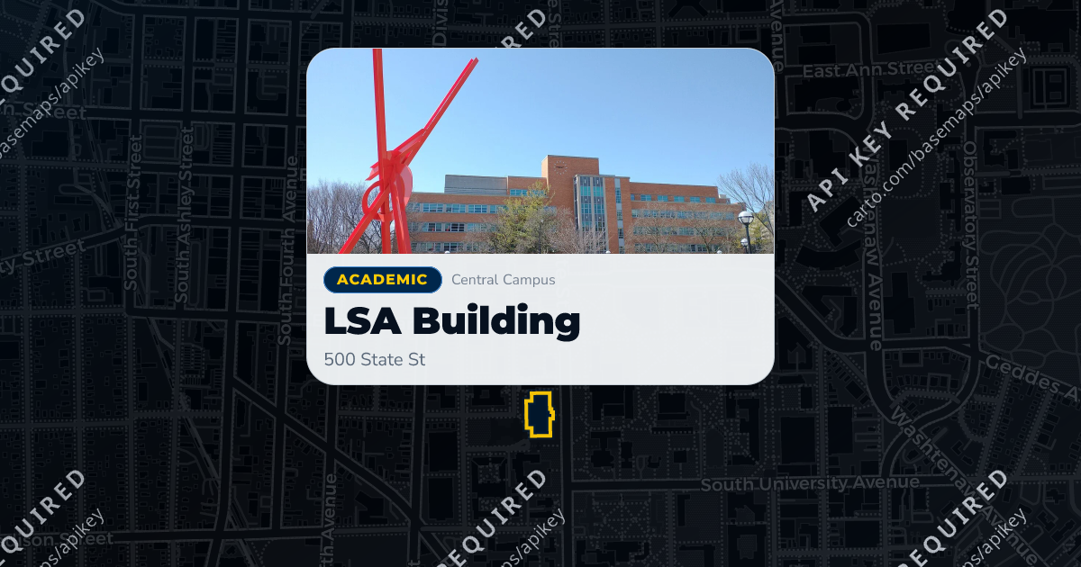 LSA Building (LSA) | MGuide UMich