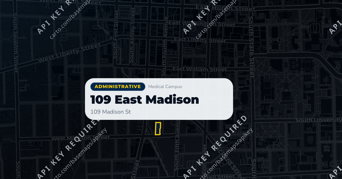 109 East Madison | MGuide UMich