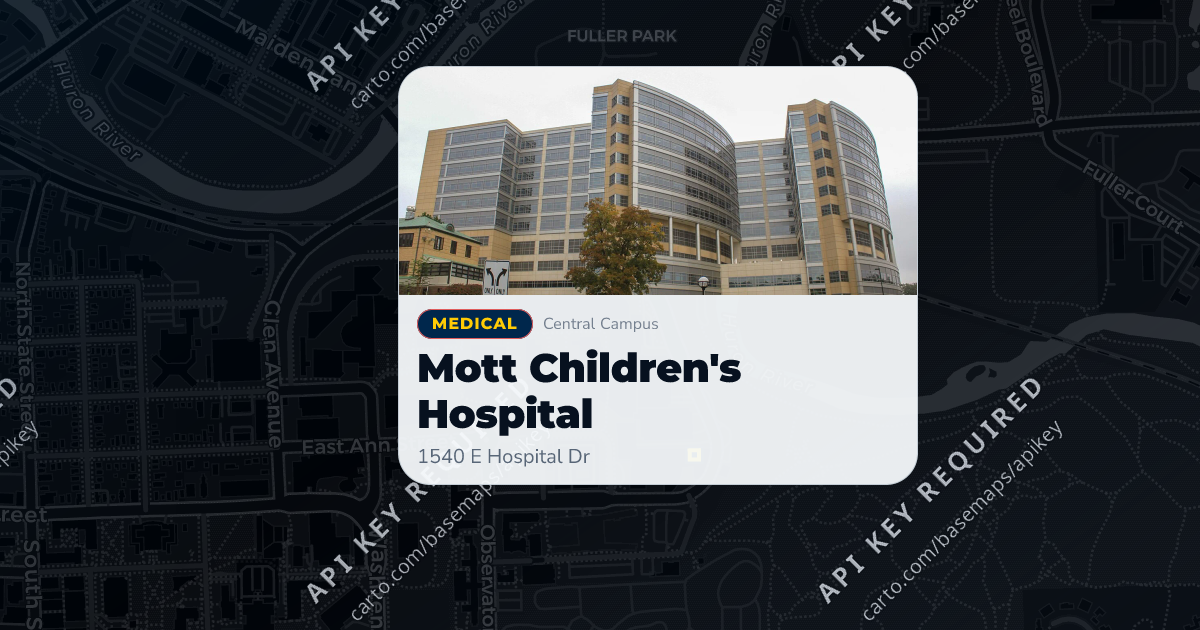 Mott Children's Hospital (MOTT) | MGuide UMich