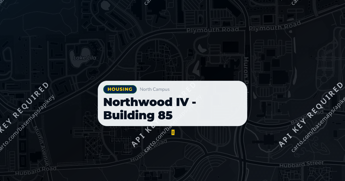Northwood IV - Building 85 | MGuide UMich