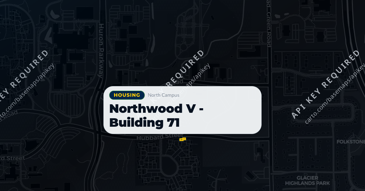 Northwood V - Building 71 | MGuide UMich