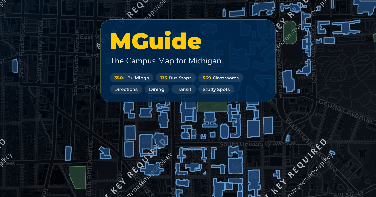 MGuide — Interactive UMich Campus Map